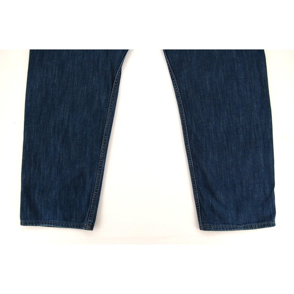 Levis 569 Jeans Mens 42x32 Blue Denim Loose Straight Fit Medium Wash Comfort - Picture 6 of 14